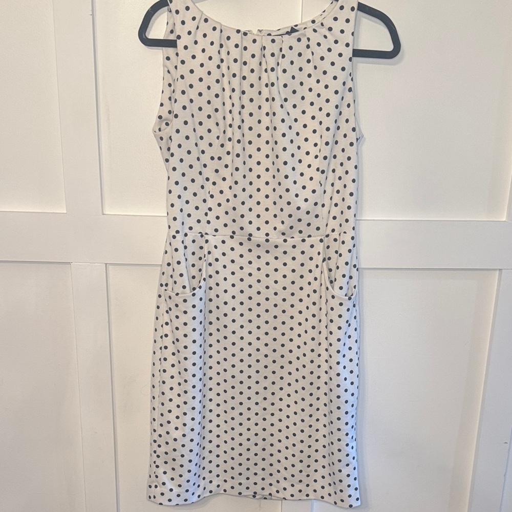 Ralph Lauren Polka Dot Sleeveless Dress